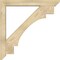 Ekena Millwork Merced Slat Rough Sawn Bracket w/ Offset Brace, Douglas Fir, 6"W x 42"D x 42"H BKT0604X42X42MRC06RDF - alternate 3